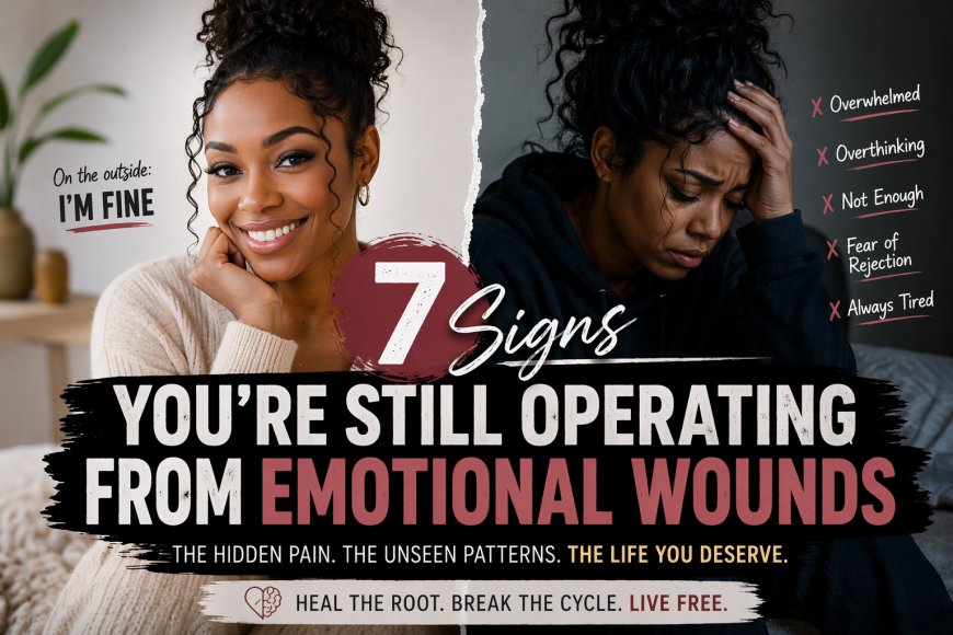 Signs You Are Still Operating From Emotional Wounds (And How It’s Quietly Destroying Your Life)